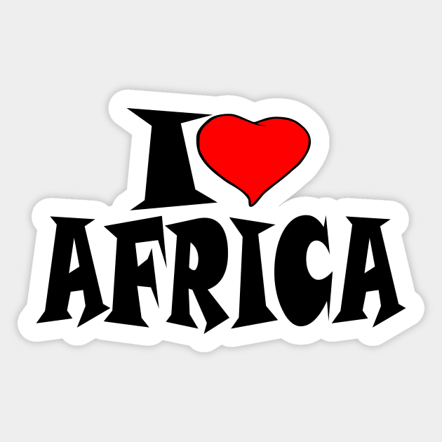 Africa Sticker by Milaino